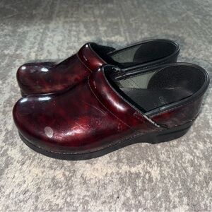 Dansko Burgundy Mules